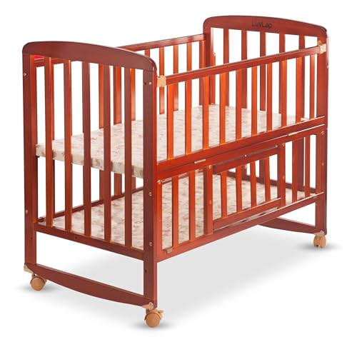 LuvLap C-50 Baby Wooden Cot | Mumpa