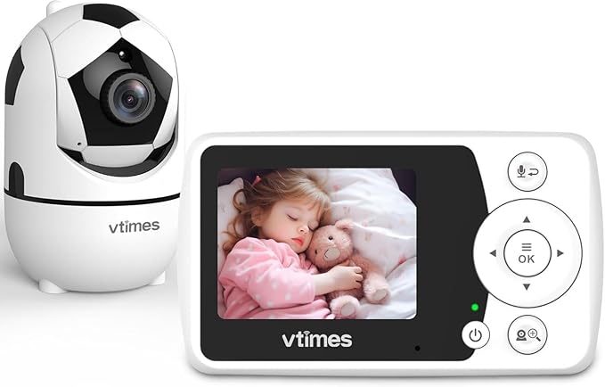 VTimes Infant Camera Monitor with Audio & Night Vision